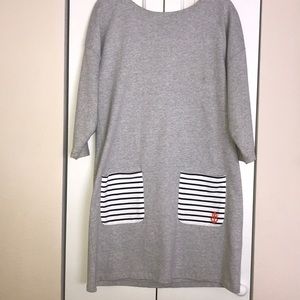 Jersey loose fitting dress